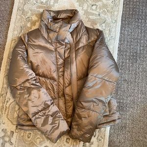 Abercrombie Gold Puffer